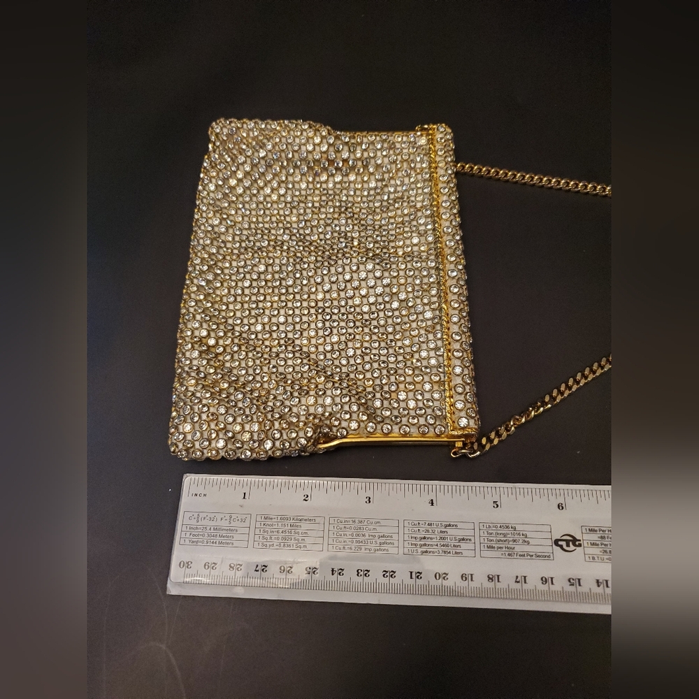 Vintage Birks Rhinestone Evening Purse - Picture 8 of 12